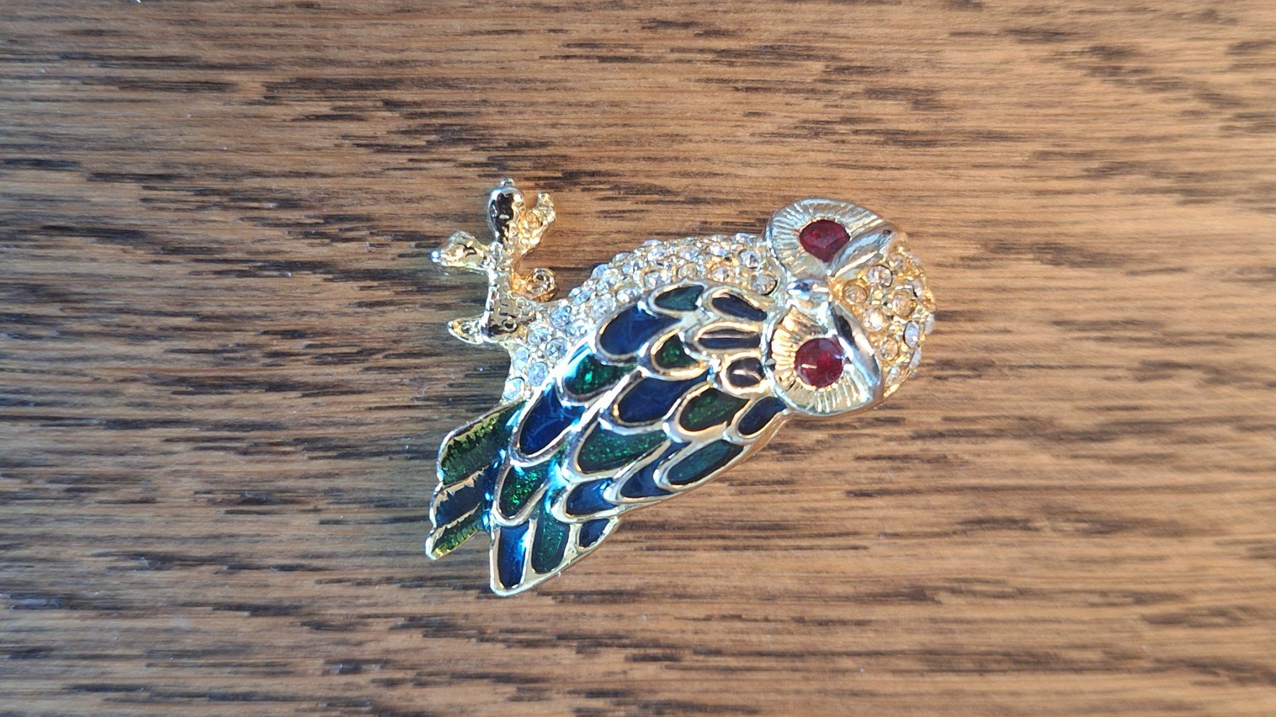 Spille & Fermagli: Vintage Eule Brosche, Strass, Schmuck, Herbst Accessoire – Usato da Ebmatingen venduto da Tschiipii 5