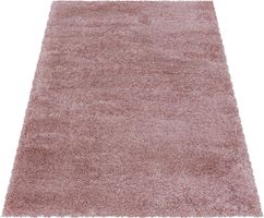 SALE 🔥 Flauschiger Hochflor-Teppich Shaggy Pastelrosa