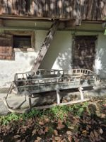 Schlitten/  Kutsche  antik Holzschlitten