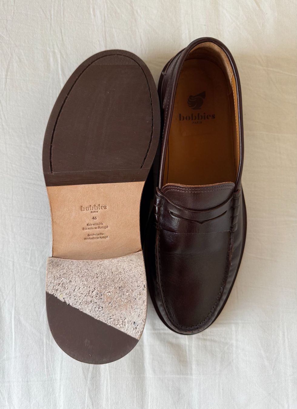 Bobbies Scarpe da uomo: Bobbies Paris Allen Loafer, Irisch Coffee, 46 – Usato da Vilters venduto da Sidsel_M 3