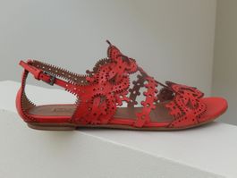 Orig. ALAIA flache Sandalen Gr. 38, NP 820.--