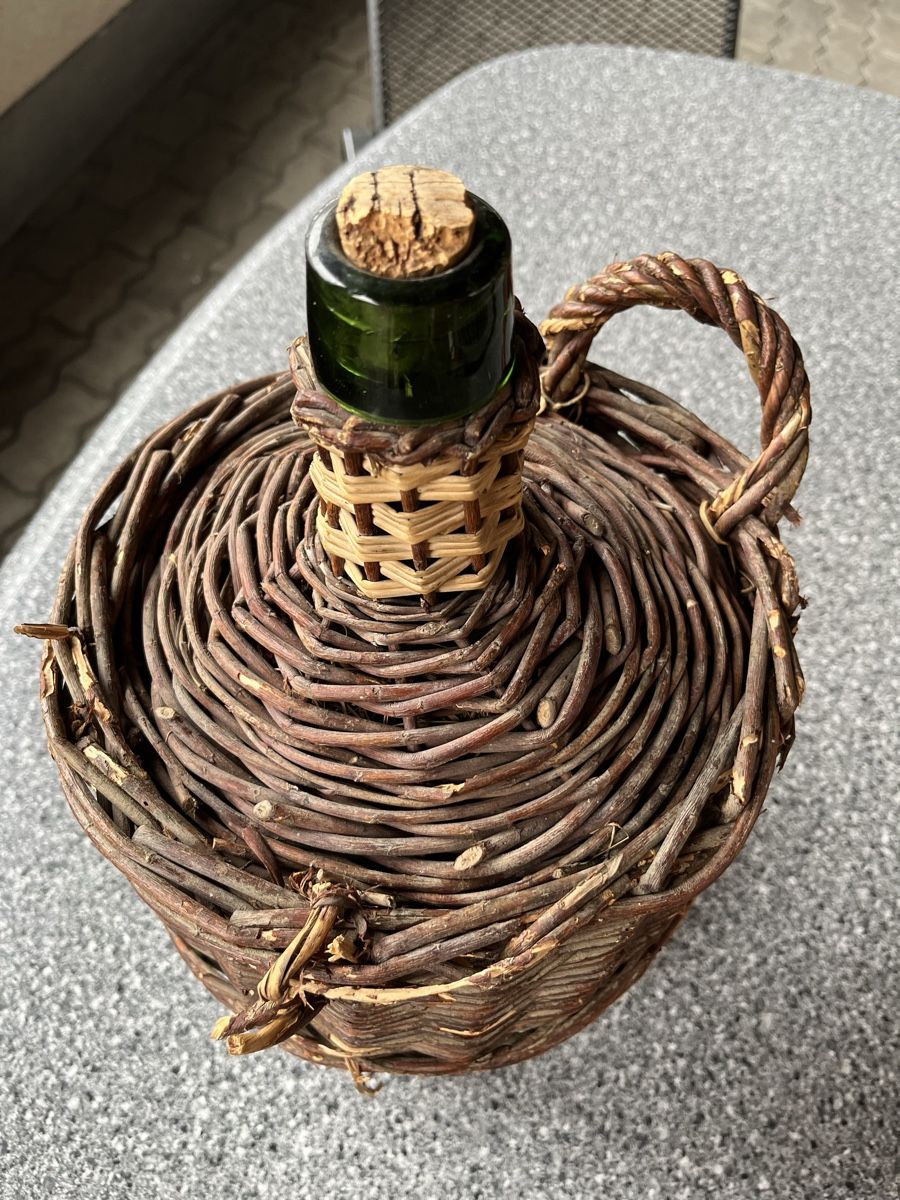 Bottiglie: Weinflasche / Korb / Korbflasche – Usato da Escholzmatt venduto da Stern777 2