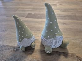 2 Betonfiguren Zwerge