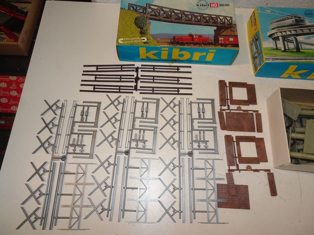 KIBRI MAQUETTE PONT METALLIQUE REF. 9630 - ECHELLE H0 1/87