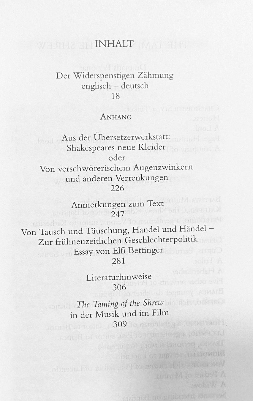 Libri: Die Wiederspenstigen Zähmung / Shakespeare – Usato da Zuerich venduto da SonderArt-Wertgut 3