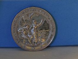 ANTIKE MEDAILLE 1895 ENTHÜLLUNG TELLDENKMAL 15gr BRONZE 33,5