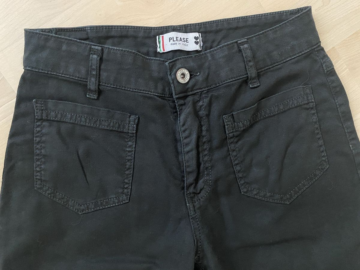 Please Jeans Jeans: schwarze dünne Jeans Please – D'occasion à Zizers par comia 2