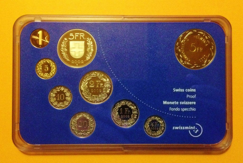 Tutti le monete: Münzsatz Schweiz 2002 PP Escalade – Nuovo (secondo la descrizione) da Anzère venduto da Strogoff1 2