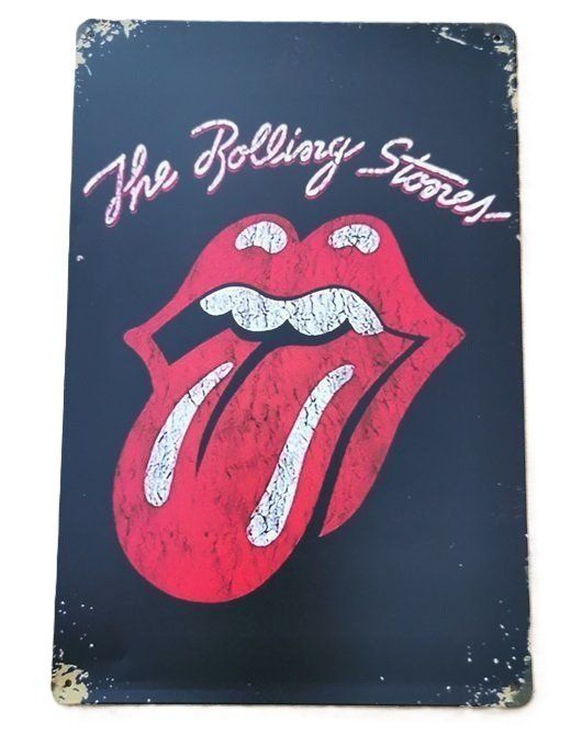 Insegne: Rolling Stones - Blechschild  (neu, OVP) – Nuovo e nell'imballaggio originale da Wilen b. Wollerau venduto da morethanmusic