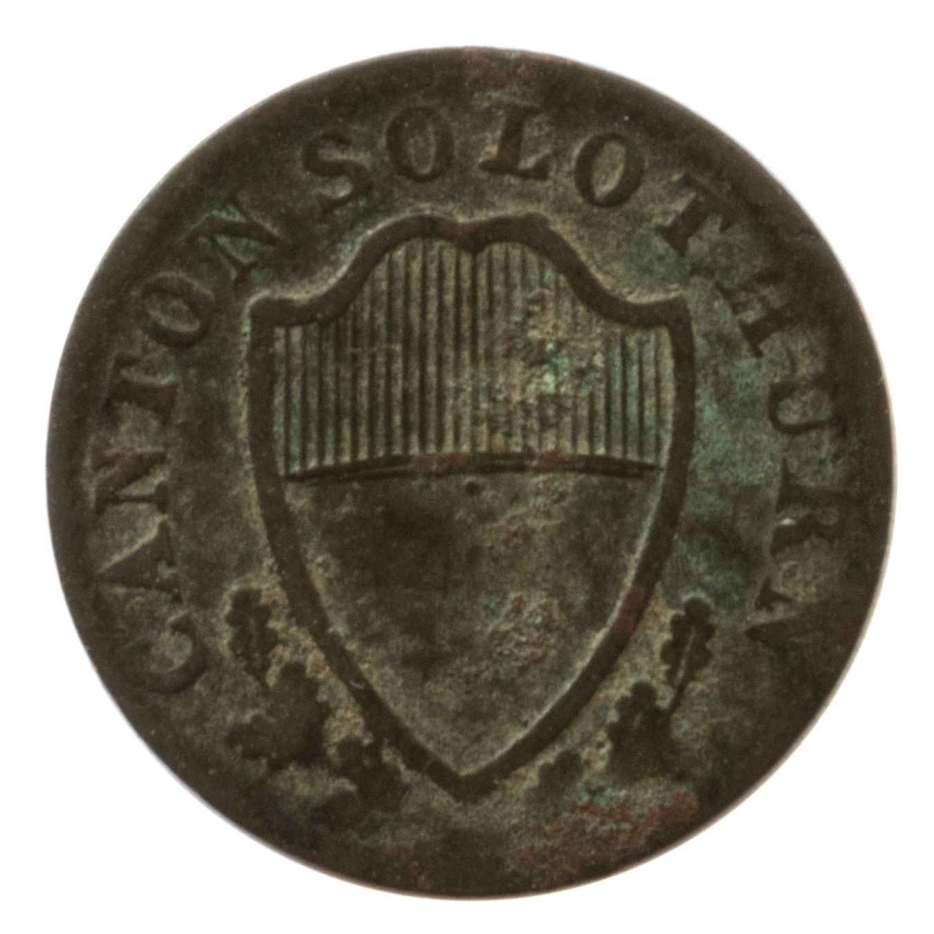 Tutti le monete: Solothurn 1 Rappen 1813 – Usato da Rotkreuz venduto da Swiss-Coins