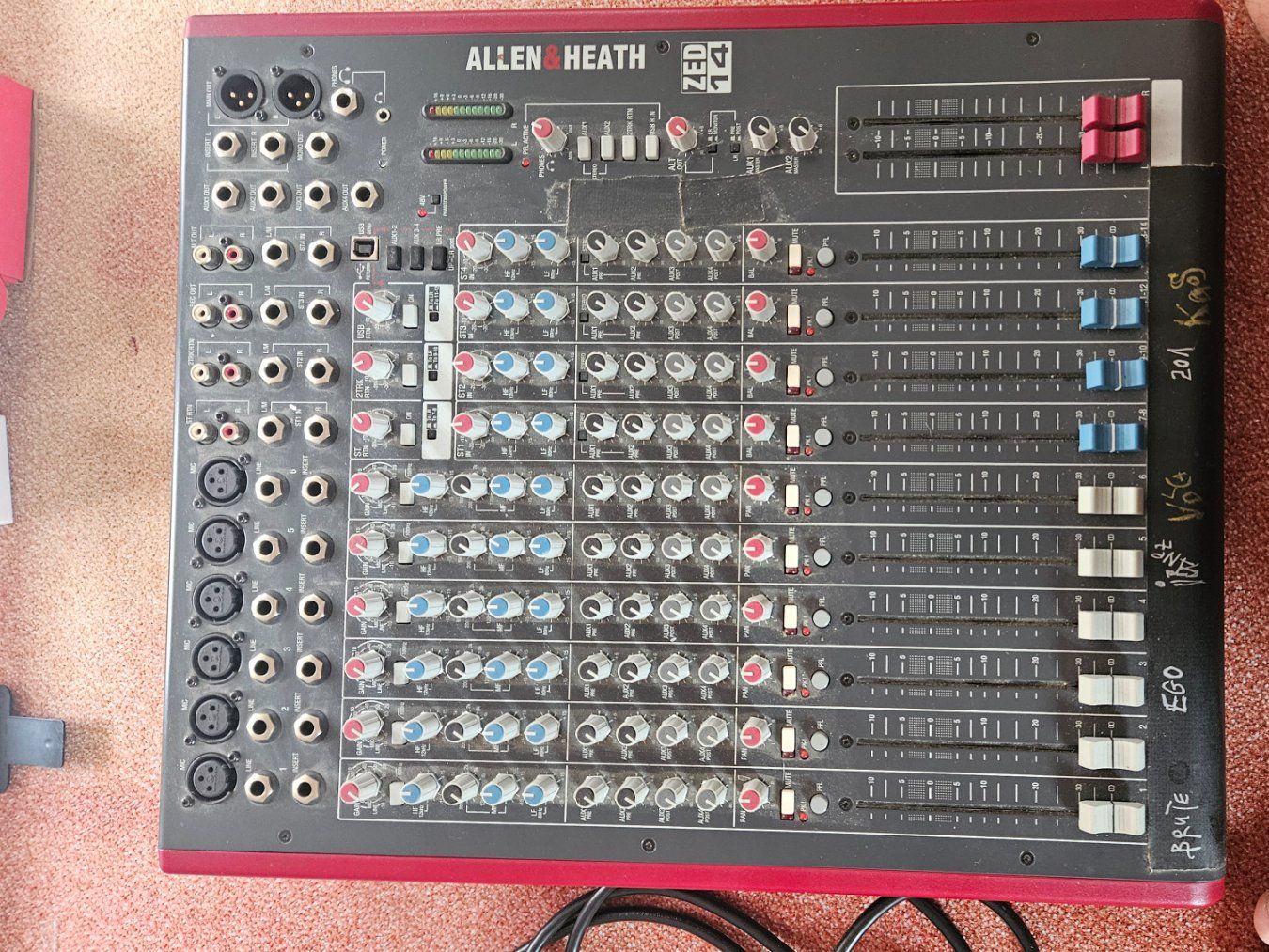 Console di mixaggio: Allen + Heath zed 14 – Usato da zürich venduto da markusw0102