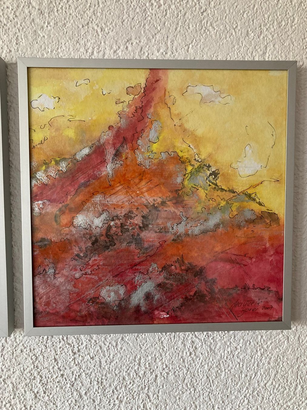 Foto & Immagini: 3 schöne Bilder Triptychon hinter Glas (Unikat) – Usato da Grosshöchstetten venduto da laterne2017 2
