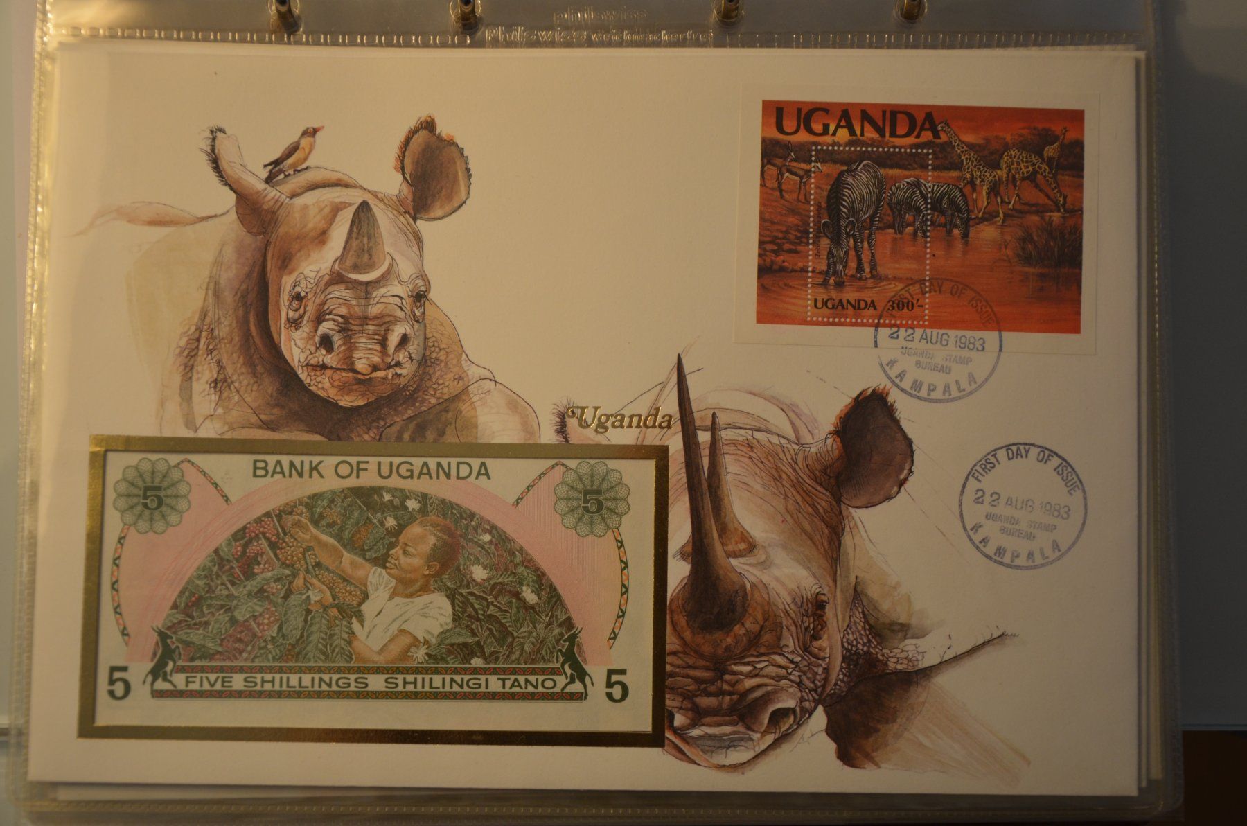 Banconote: Banknotenbrief Uganda 1983 – Nuovo (secondo la descrizione) da Wetzikon ZH venduto da bausie