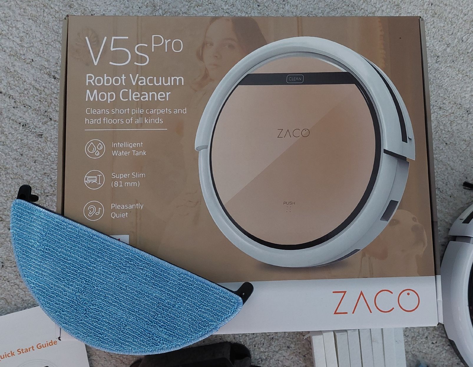 Aspirapolveri & Accessori: ZACO V5sPro Saugroboter mit Wischfunktion – Nuovo (secondo la descrizione) da Dübendorf venduto da huebi01 1