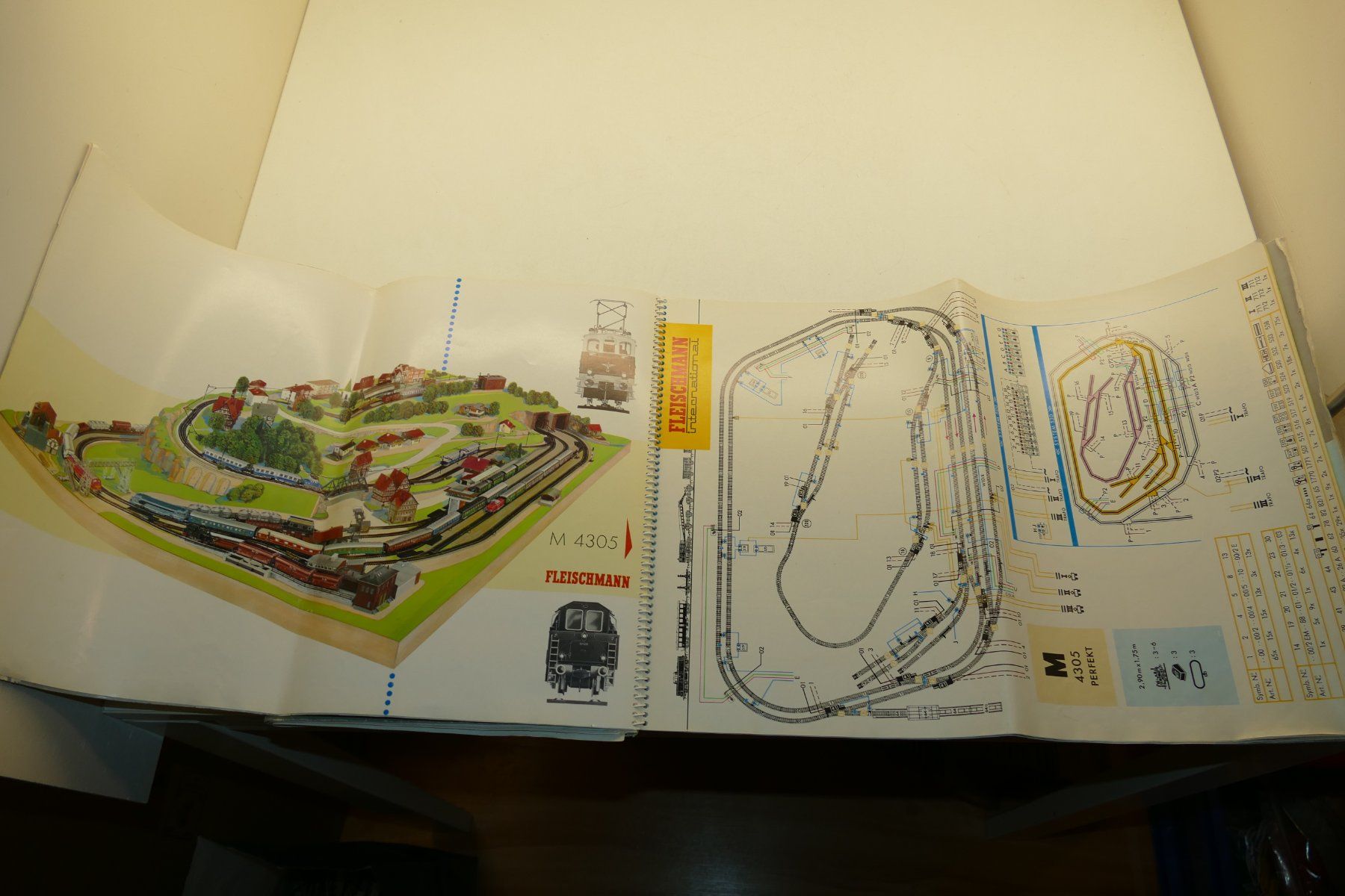Fleischmann Modellini di ferrovie: Fleischmann H0: Gleis-Pläne M4 mit Textheft – Usato da Niederhasli venduto da rail-duerst 7