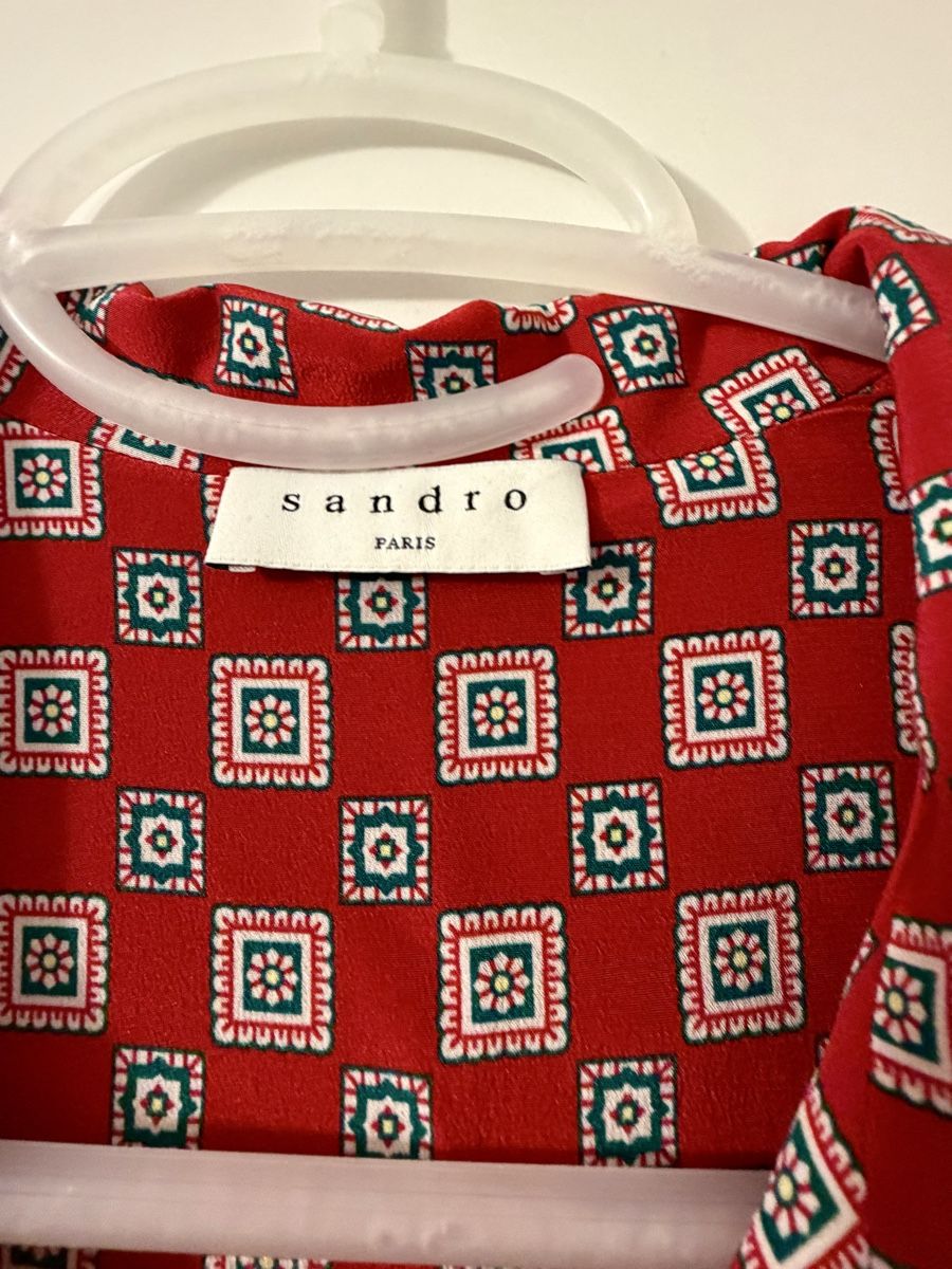 Sandro Vestiti: Sandro Paris Seide Kleid Grösse 36/38 – Usato da Oberentfelden venduto da Sunshine145 1