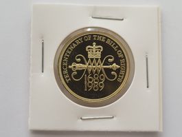 2 Pounds Gedenkmünze 1989 PP