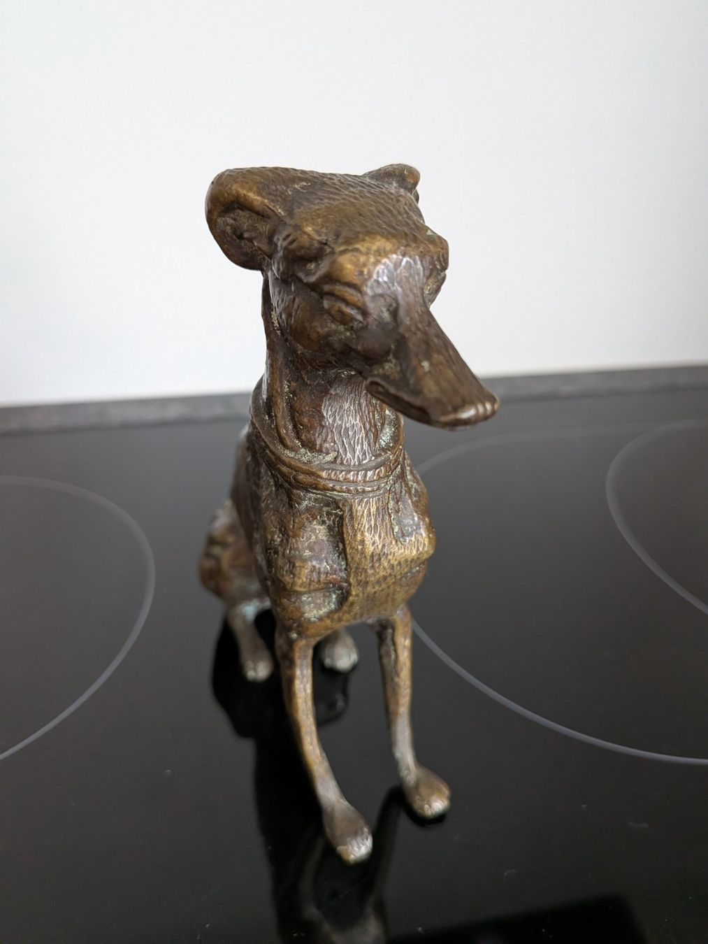 Sculture & Statue: Hund Windhund Bronze oder Messing Figur Skulptur – Usato da Emmen venduto da Brockofsky 2
