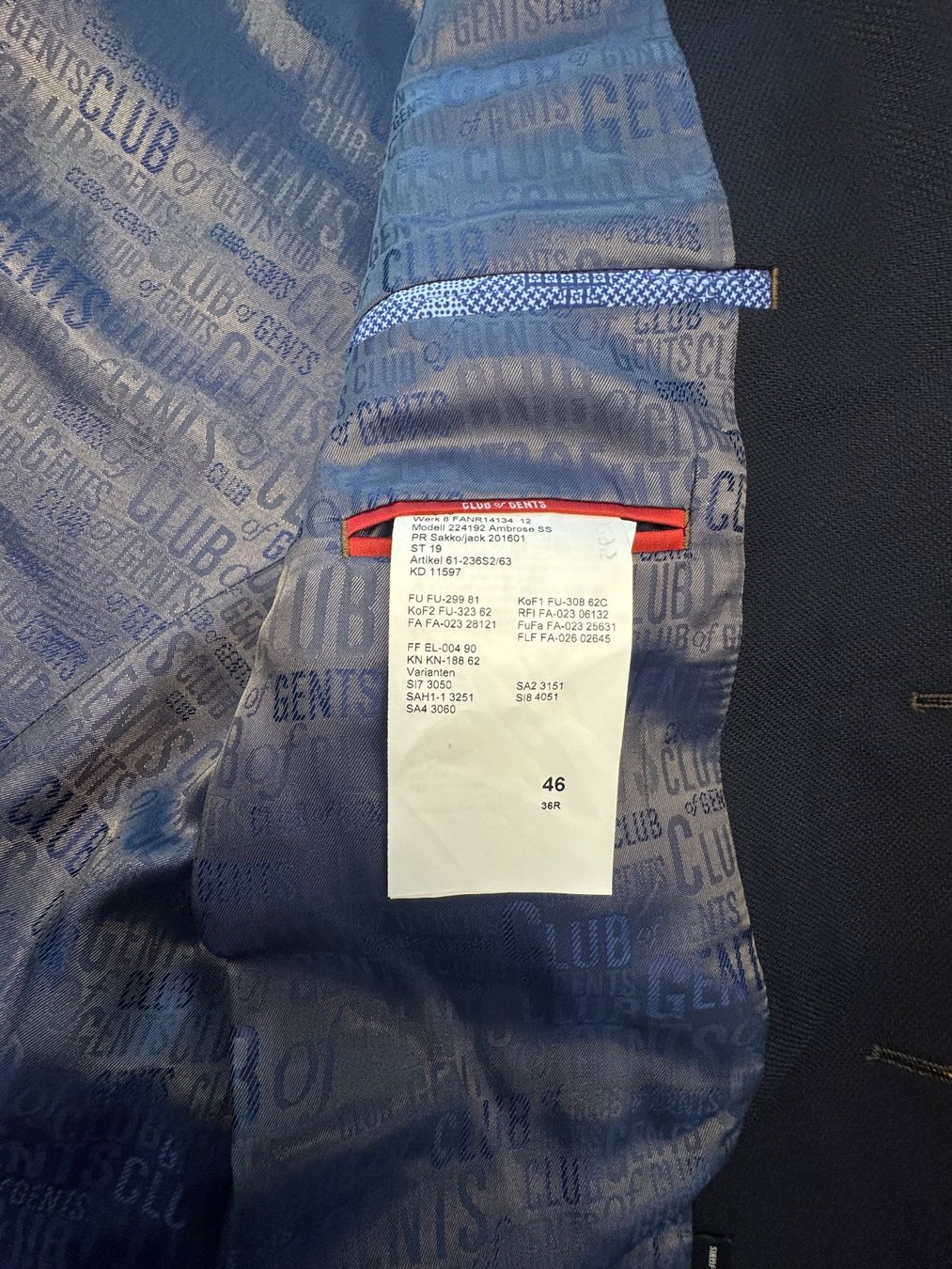 Anzüge: Blazer Herren - Grösse 46, Bernheim – Neu (gemäss Beschreibung) aus Kestenholz von cvx_889vv 3