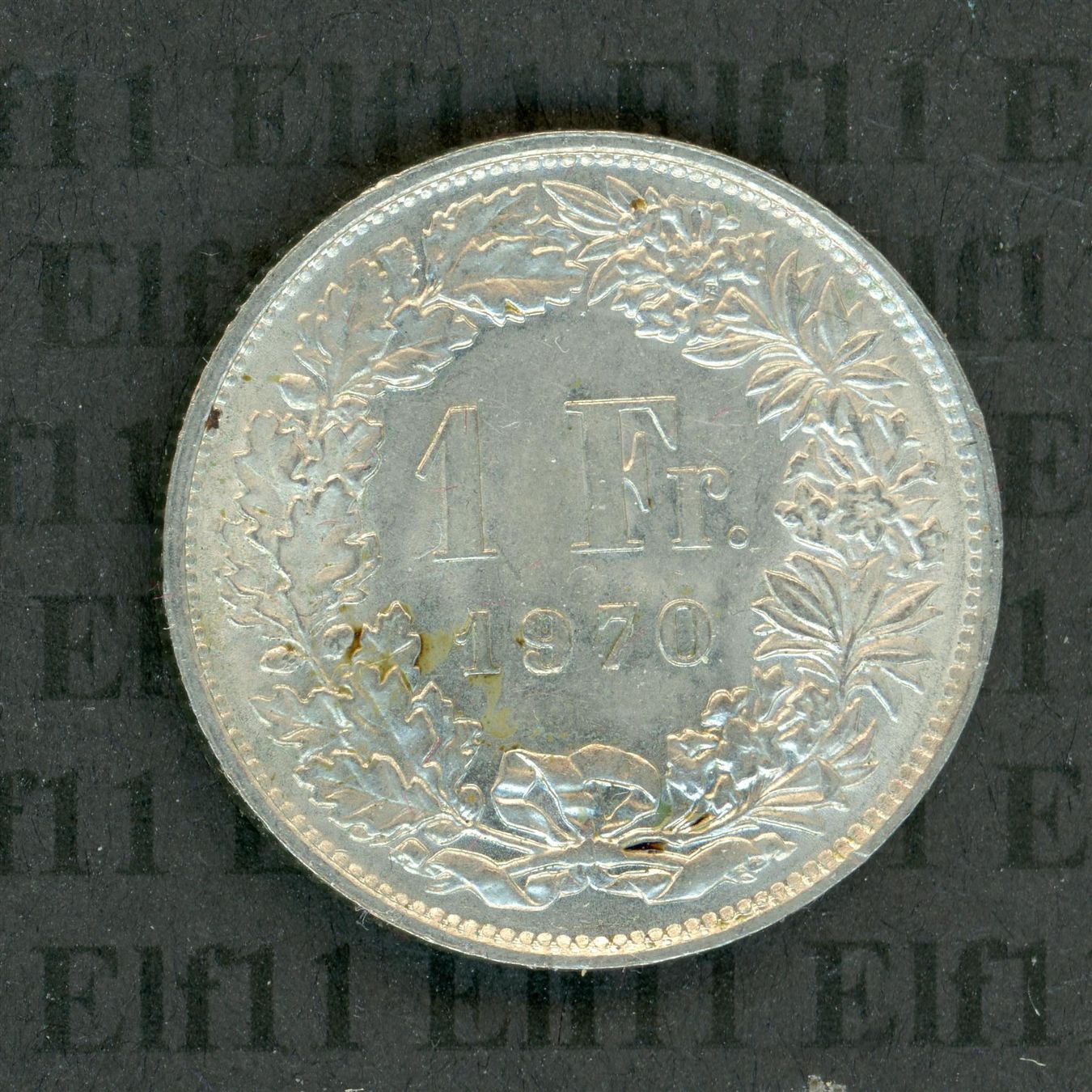 Tutti le monete: CHF___1.00 1970 vz 1 Franken – Nuovo (secondo la descrizione) da Widnau venduto da Elf11