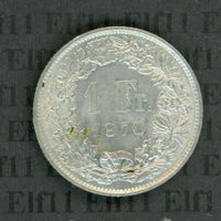 CHF___1.00 1970 vz 1 Franken