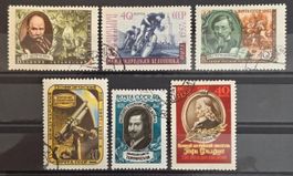 UdSSR 1957 Lot Radrennen Torricelli Fielding gestempelt o