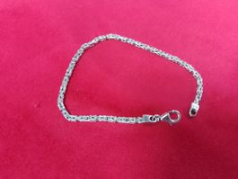 Königskette Armband, Breite 2.4mm, Silber 925, Länge 21cm