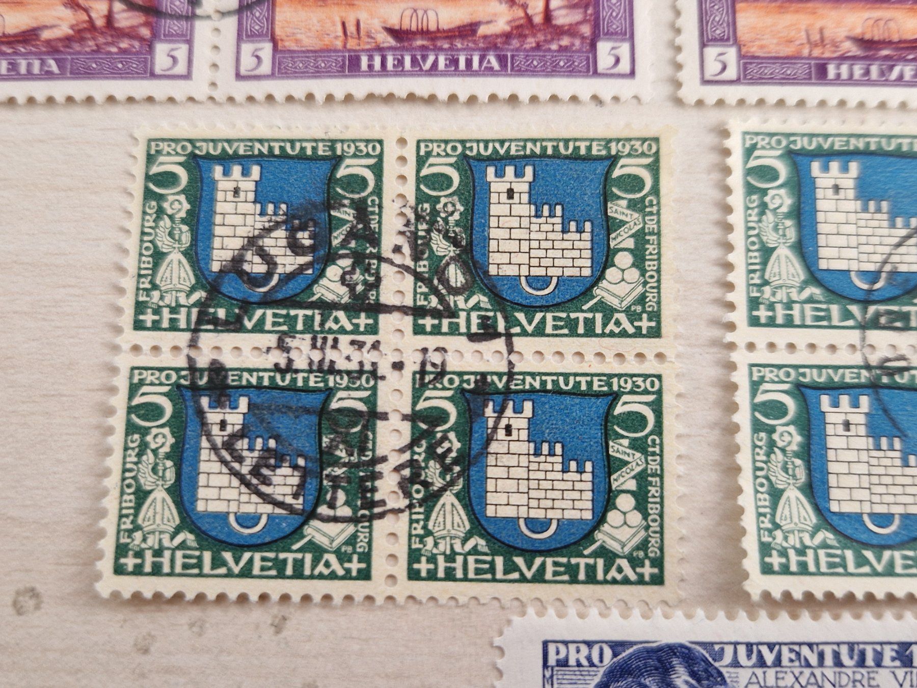 Tutti i francobolli: PJ 4er Blöcke, 1929/30/31, ab 1.- – Usato da Burgdorf venduto da Glossy01 4