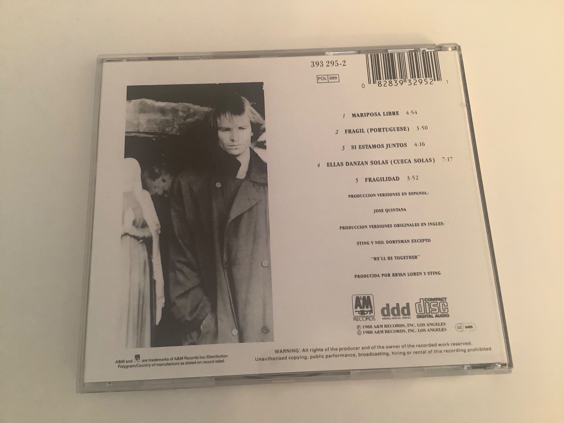 CDs: Sting / …nada como El Sol / 1988 – Gebraucht aus Dübendorf von Shreck 1