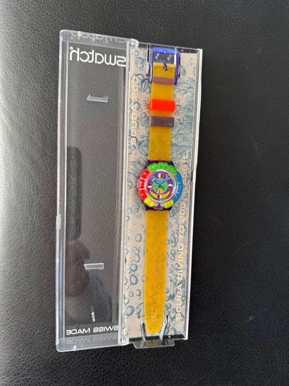 Swatch Orologi: Swatch Scuba  COLOR WHEEL  1994   SDV101 – Nuovo (secondo la descrizione) da Subingen venduto da ArtBead 4