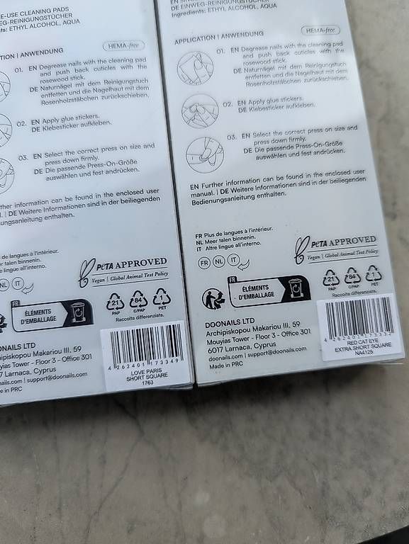 Künstliche Fingernägel: Doonails Soft Gel Press Ons Set – Neu und originalverpackt aus Zürich von lin_6dtc 2