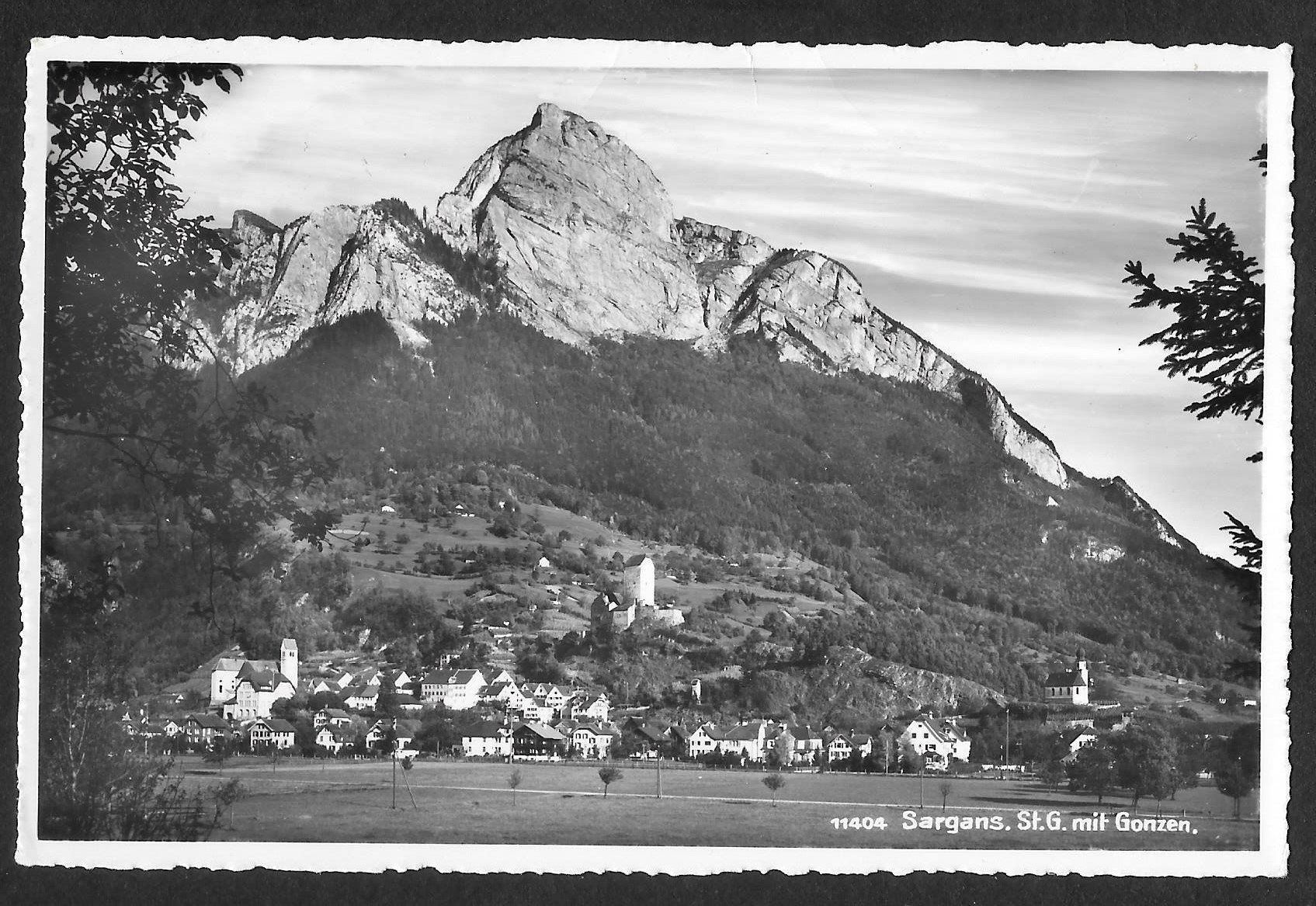 Cartes postales: Sargans mit Gonzen – D'occasion à Olten par clotaldi