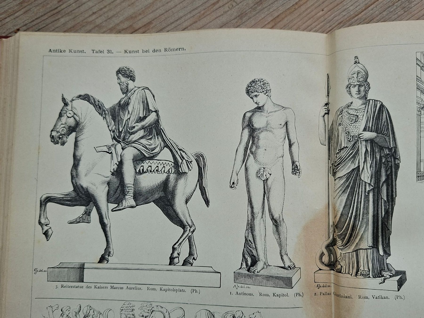 Libri: Menge Antike Kunst Atlas 1888 Bilderbogen E. Seemann Leibzig – Usato da Brunnenthal venduto da Strahler67 9