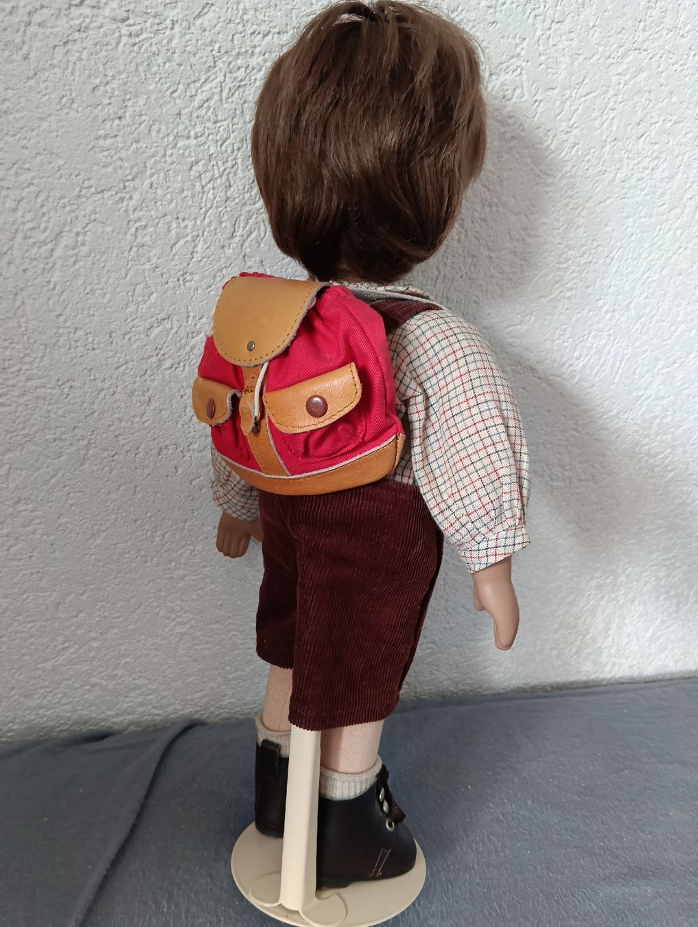 Heidi ott Bambole: Heidi Ott Puppe 45 cm, Knabe mit Rucksäckli – Nuovo (secondo la descrizione) da Wettingen venduto da zadina39 2