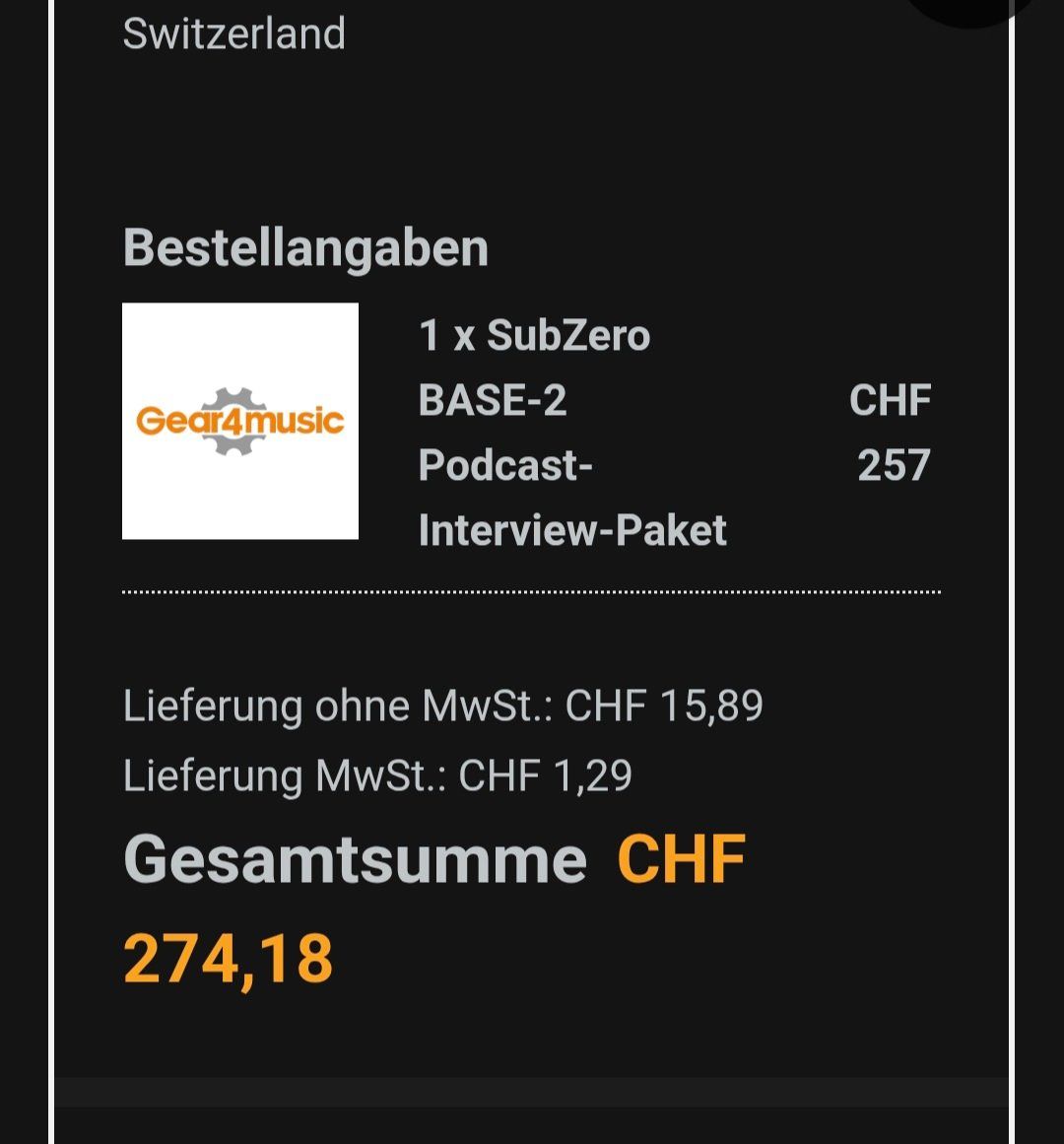 Microfoni: SubZero BASE-2 Podcast-Interview-Paket – Usato da Winterthur venduto da BetyP 2