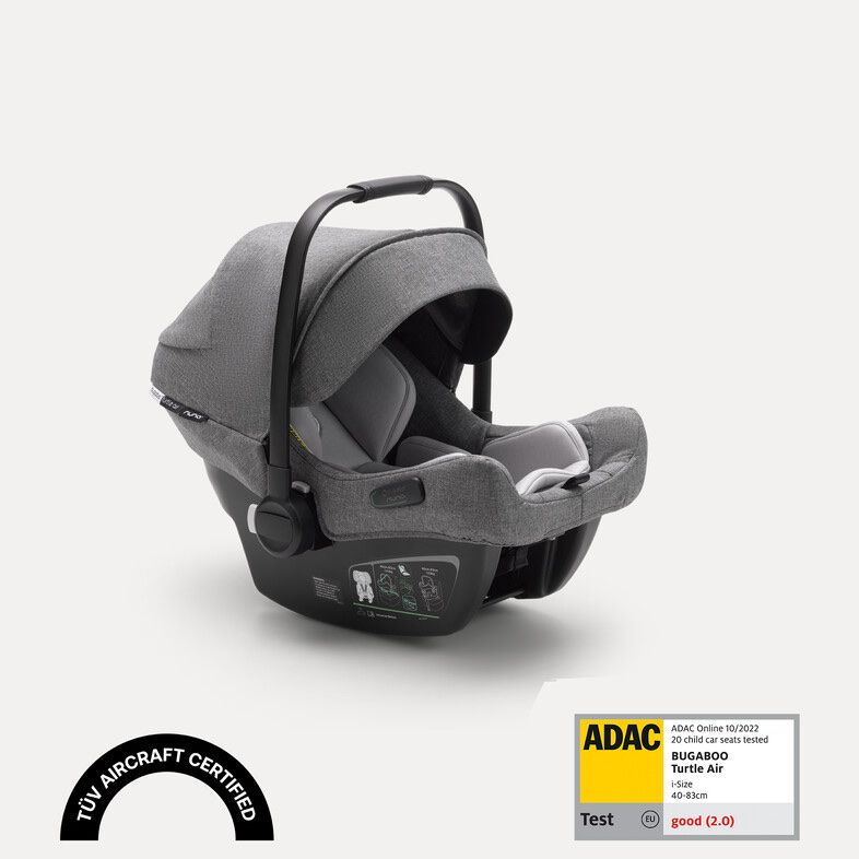 Bugaboo Auto-Kindersitze: Bugaboo Turtle Air by Nuna - Grau - Mit Station – Gebraucht aus Hüttikon von abarb 2
