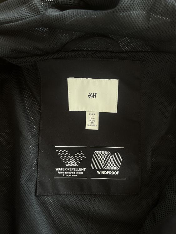 H&M Giacche: H&M Übergangsjacke, Schwarz, Gr. L – Top Zustand! (48) – Nuovo (secondo la descrizione) da Ipsach venduto da sKaufen123fb 1