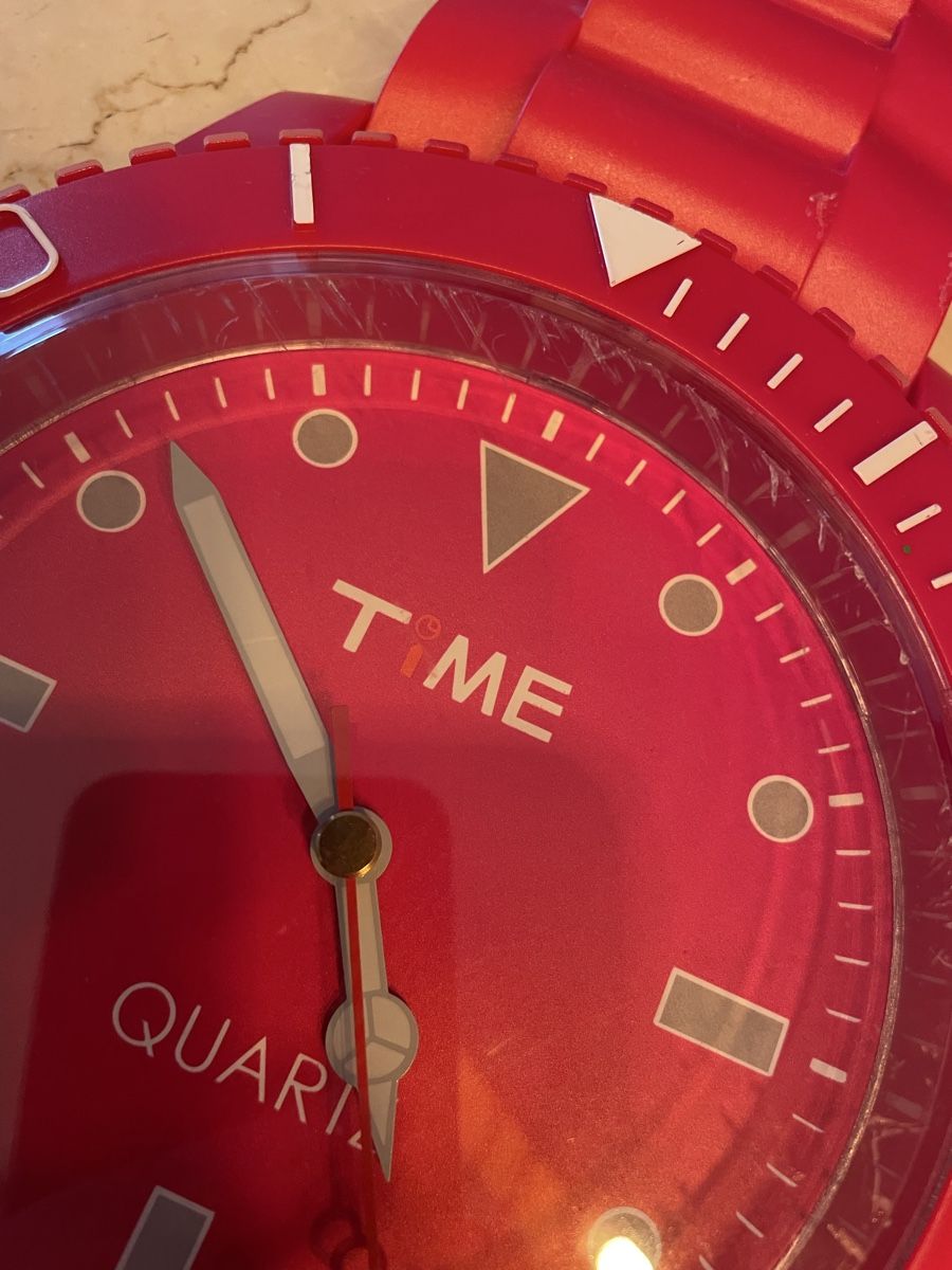 Uhren: Rote Wanduhr – Gebraucht aus Adligenswil von alessandro2007 4