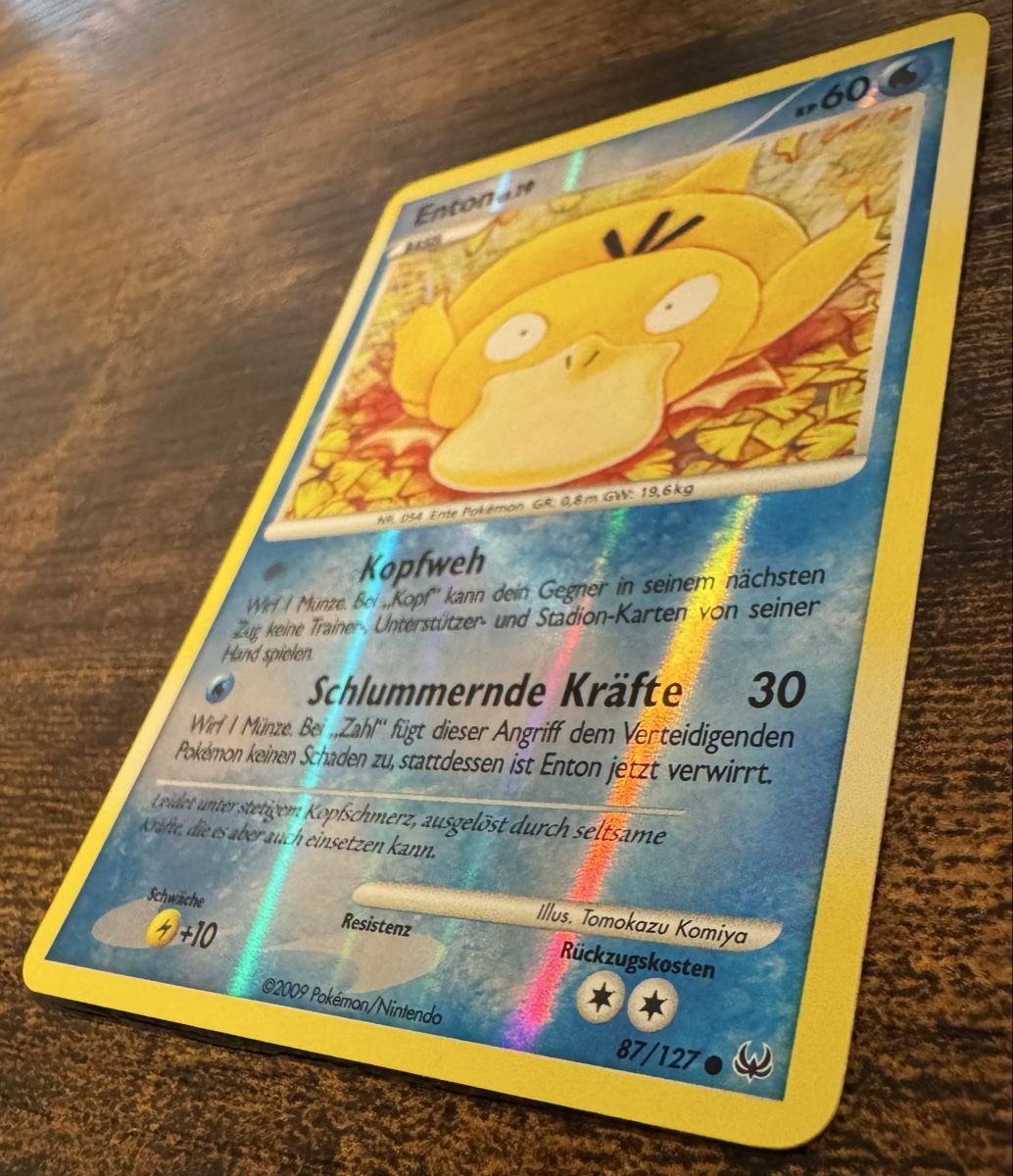 Pokémon Carte collezionabili: Enton Reverse Holo 87 - DE – Usato da Zürich venduto da LJF 2