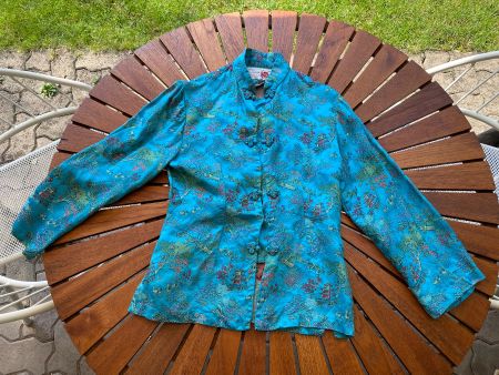 Vintage Chinesische Bluse Grösse S
