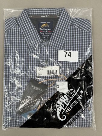 Helikon-Tex Hemd (S) Baumwolle kariert Concealed Carry Shirt