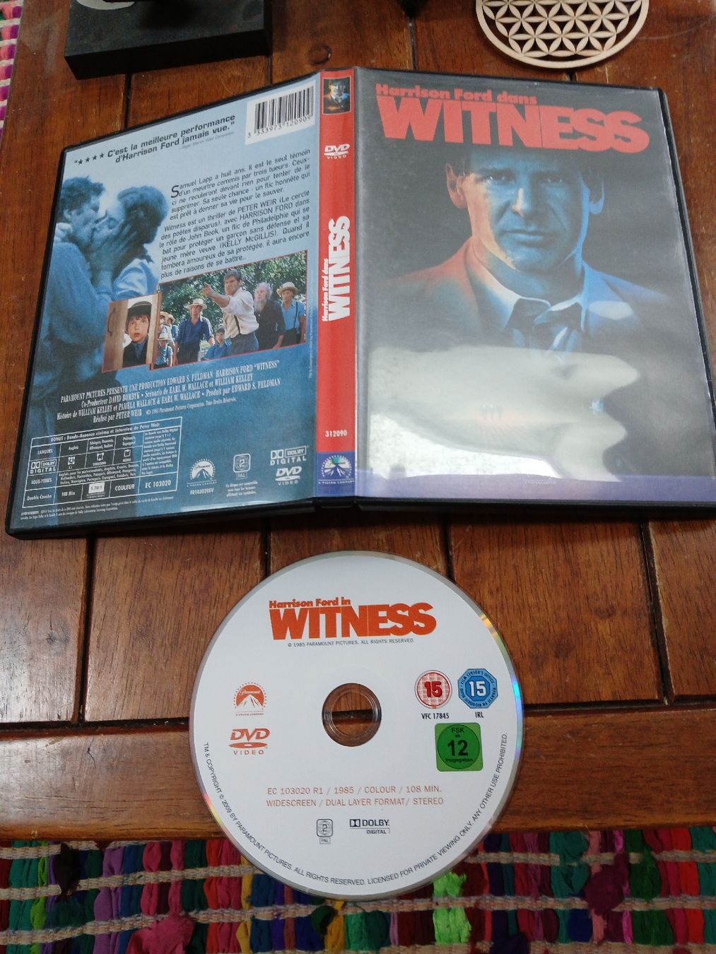 Alle DVDs: witness (h. ford) – Gebraucht aus St-Cergue von VeganWarrior