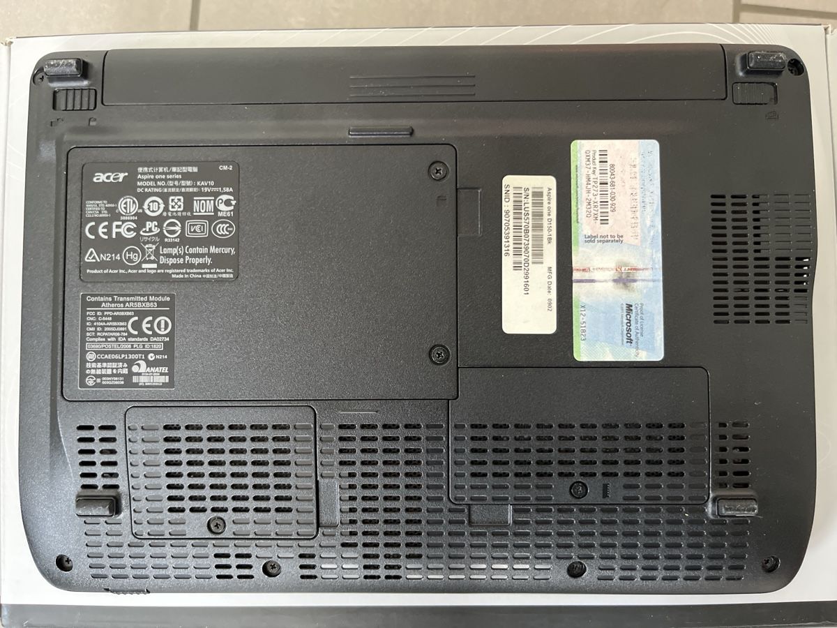 Acer Notebook: Acer Aspire One 10.1 Zoll Netbook – Usato da Buckten venduto da Laubfrosch63 2