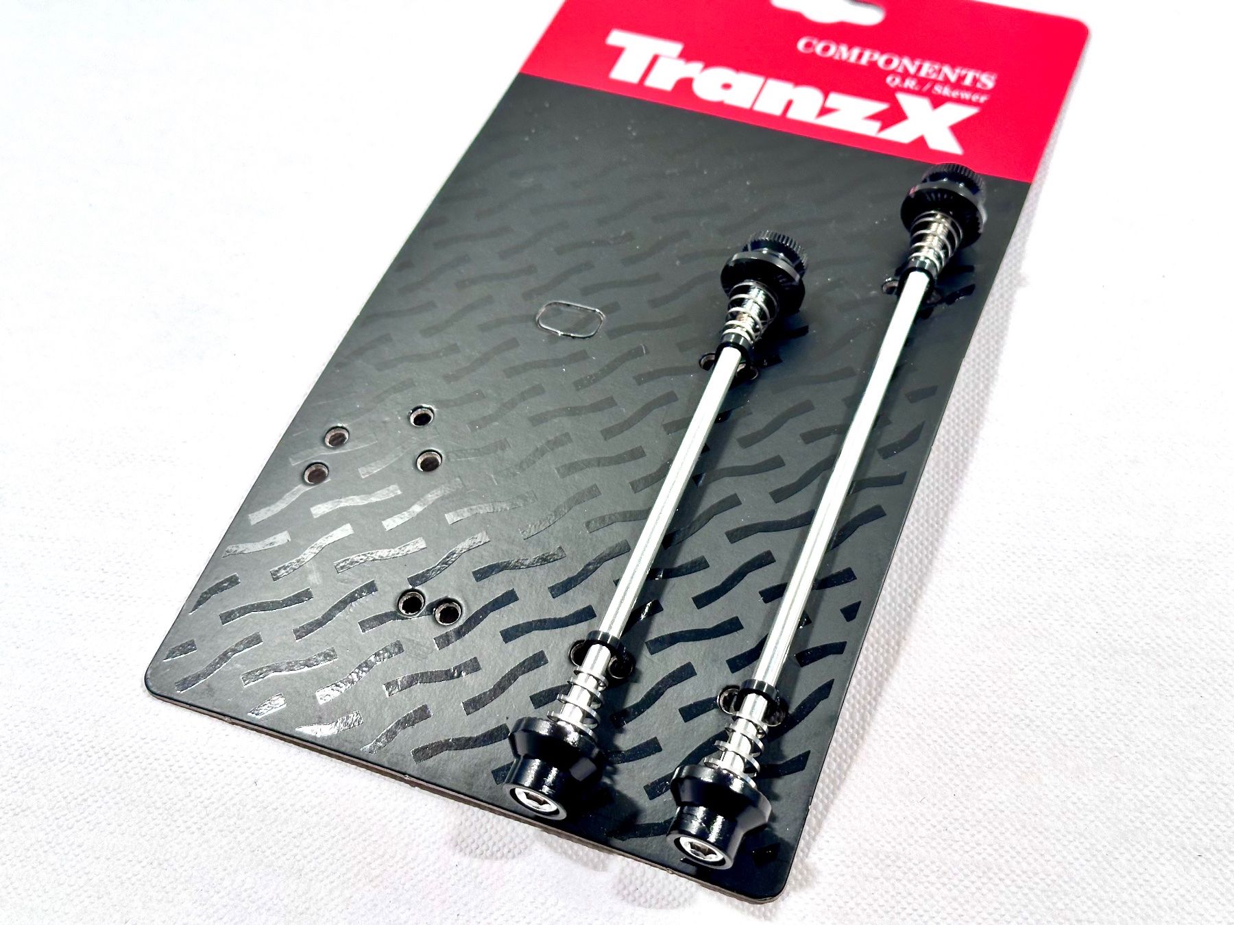 Ersatzteile: Achssicherungs-Set Tranz-X Schnellspanner Schwarz NEU – Neu und originalverpackt aus Luzern von bikeandbeltcom