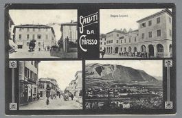 1908, CHIASSO, DOGANA +, BELLA CARTOLINA