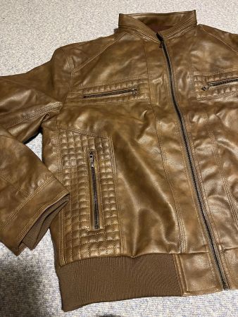 Herren Leder Jacke Gr. 3 XL