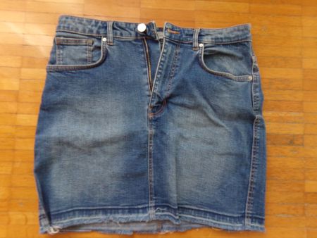 Damen Jupe kurz Jeans blau   Gr. Ca L