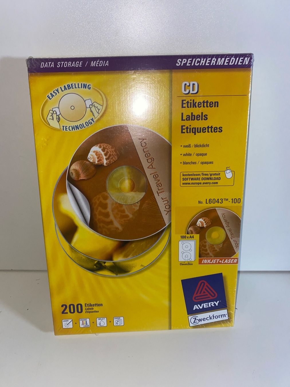 Sticker: CD Etiketten, 200stk – Nuovo e nell'imballaggio originale da Sirnach venduto da tiago97