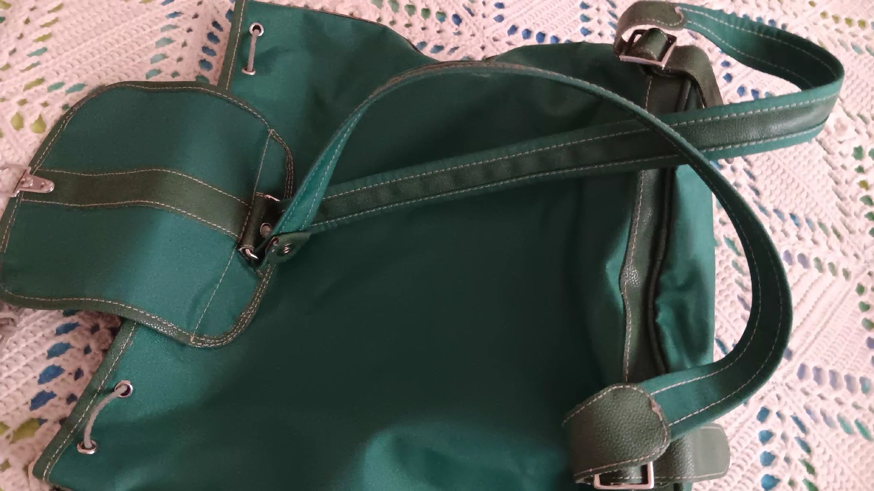Samsonite Rucksäcke: zaineto vintage Samsonite verde molto capiente- – Gebraucht aus Carena von gra_yz7p 1