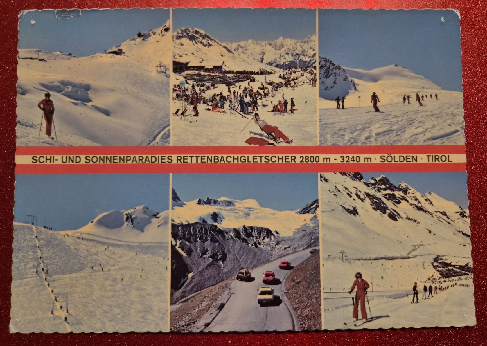 Cartoline postali: Rettenbachgletscher Sölden  ca. 1976 – Usato da Melchnau venduto da Arthurius